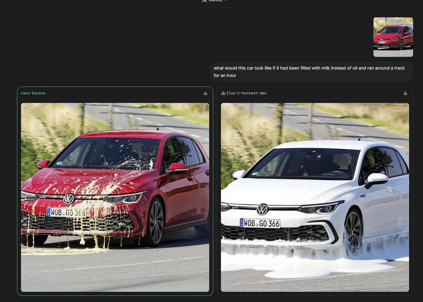 Nano Banana AI comparison with Flux and GPT-image